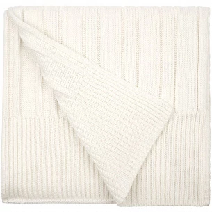 Шарф Knit Beat, белый (молочный)