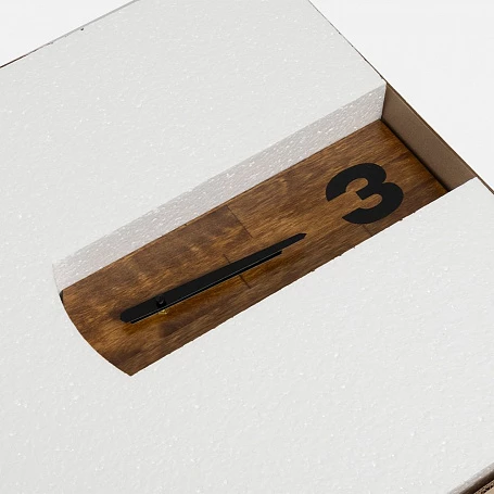 Часы TimeLord, черные с коричневым