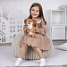 Мягкая игрушка Beastie Toys, собачка с белым шарфом