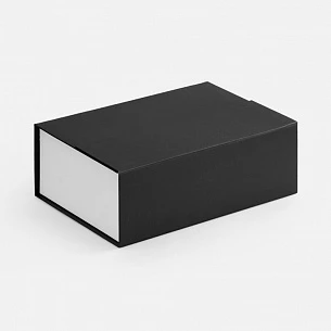 Коробка Bicolor Case, белая с черным
