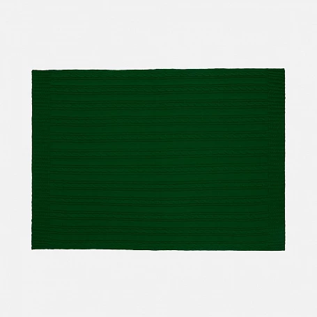 Плед Remitti, глубокий зеленый