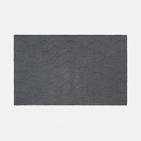 Плед Curve Verve, серый меланж (маренго)