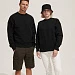 Свитшот унисекс Authentic, серый меланж