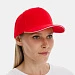 Бейсболка Classic 2.0, красная с белым кантом