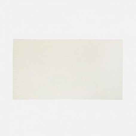 Плед Quadrisma, белый (молочный)