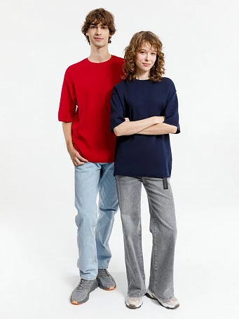 Джемпер с коротким рукавом Siluetti Volumica, красный