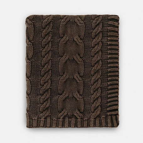 Плед Hygge, коричневый