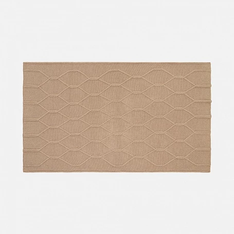 Плед Curve Verve, бежевый меланж