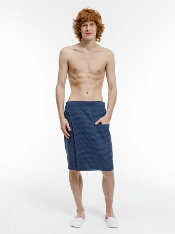 Банный набор Heat Therapy ver.2, мужской, темно-синий