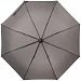 Зонт складной Hard Work с проявляющимся рисунком, серый