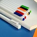 Ручка шариковая Swiper SQ, белая с красным