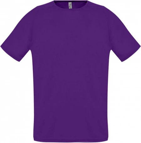 Футболка унисекс Sporty 140 темно-фиолетовая