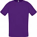 Футболка унисекс Sporty 140 темно-фиолетовая
