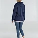 Толстовка с капюшоном унисекс Hoodie, синий меланж