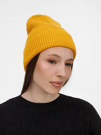 Шапка Nobilis Mono, желтая (медовая)