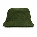 Панама Bucket двусторонняя утепленная, хаки с бежевым