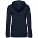 Толстовка с капюшоном женская Hoodie, темно-синяя