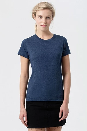 Футболка женская Regent Fit Women, синий меланж