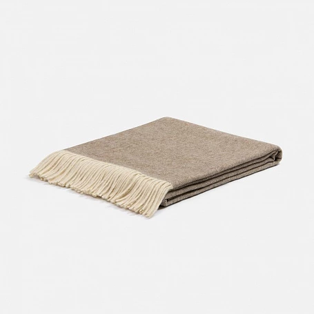 Плед Barolo, бежевый