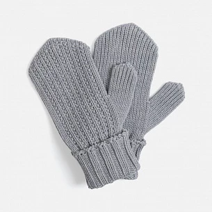 Варежки Nordkyn, светло-серый меланж