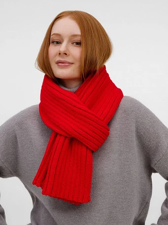 Шарф HappyGo, красный