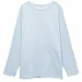 Лонгслив унисекс Siluetti Fuori, светло-голубой