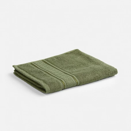 Полотенце махровое Terrychic, среднее, зеленое