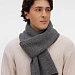 Шарф Laconi, темно-серый меланж