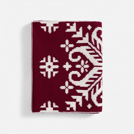 Шарф Wintertude M, красный с белым