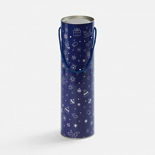 Тубус для бутылки Snowlace, синий
