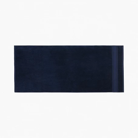 Полотенце махровое Terrychic, среднее, темно-синее