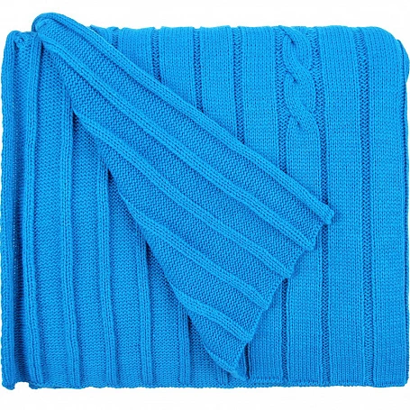 Плед Tressa, темно-синий (кобальт)