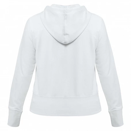 Толстовка женская Hooded Full Zip белая