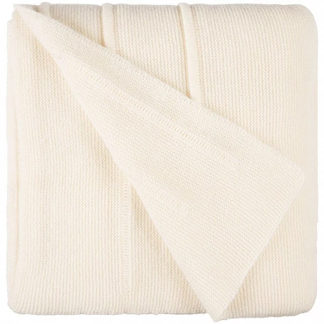 Плед Nessona Alpaca, белый (ванильный)