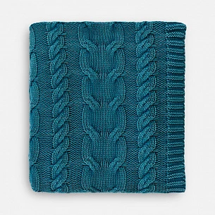 Плед Hygge, темно-зеленый