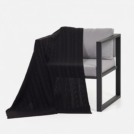 Плед Remitti, черный