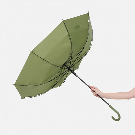 Зонт-трость Jolly Brolly, зеленый (хаки)