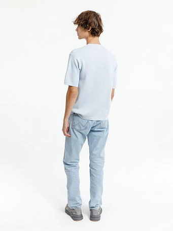 Джемпер с коротким рукавом Siluetti Volumica, светло-голубой