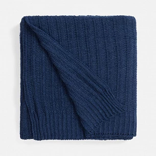 Плед Termoment, синий меланж