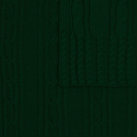 Плед Remitti, темно-зеленый (хвойный)