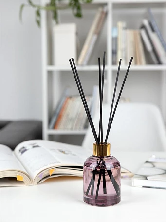 Диффузор ароматический Vitral, красный апельсин и базилик, фиолетовый