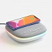 Bluetooth-колонка с беспроводной зарядкой и подсветкой Terrafonic, серая