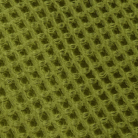 Плед вафельный Elenglect, зеленый