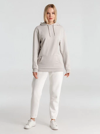 Толстовка с капюшоном унисекс Hoodie, дымчато-серая