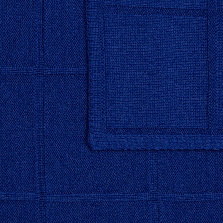 Плед Chainfield, темно-синий (кобальт)