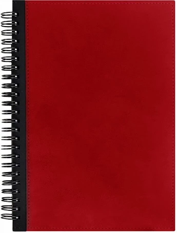 Ежедневник Notera Maxi, недатированный, красный