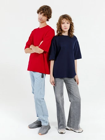 Джемпер с коротким рукавом Siluetti Volumica, красный