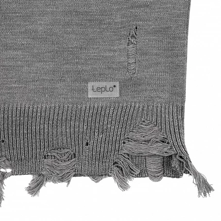 Джемпер оверсайз унисекс Grunge, серый