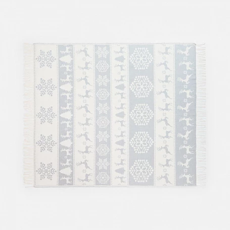 Плед «Скандинавия», серый