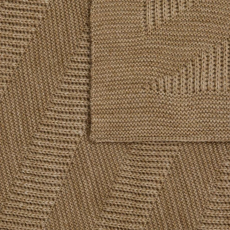 Плед Locus Solus, коричнево-бежевый меланж